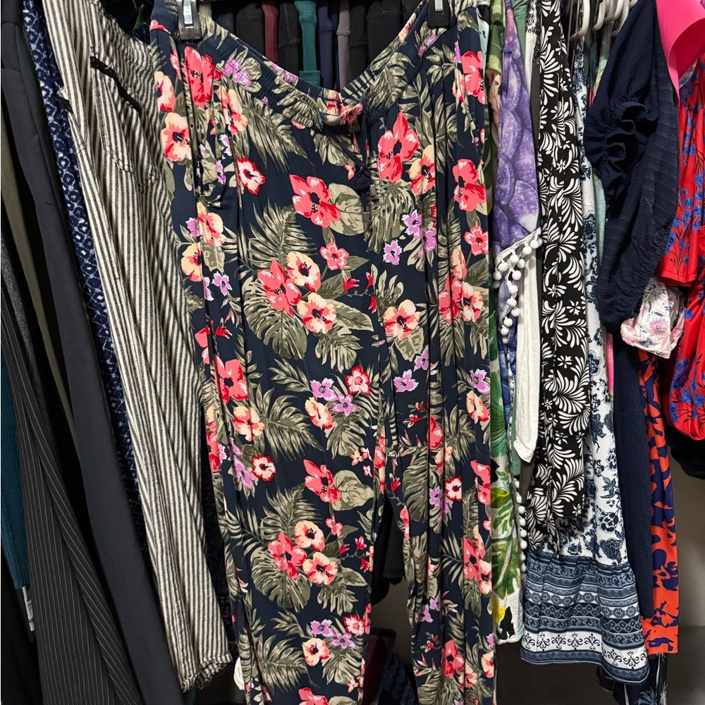 Floral Print Women's Pants
